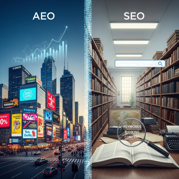 AEO- SEO와 다른 강력한 전략, 차이점 분석 AEO- SEO와 다른 강력한 전략, 차이점 분석