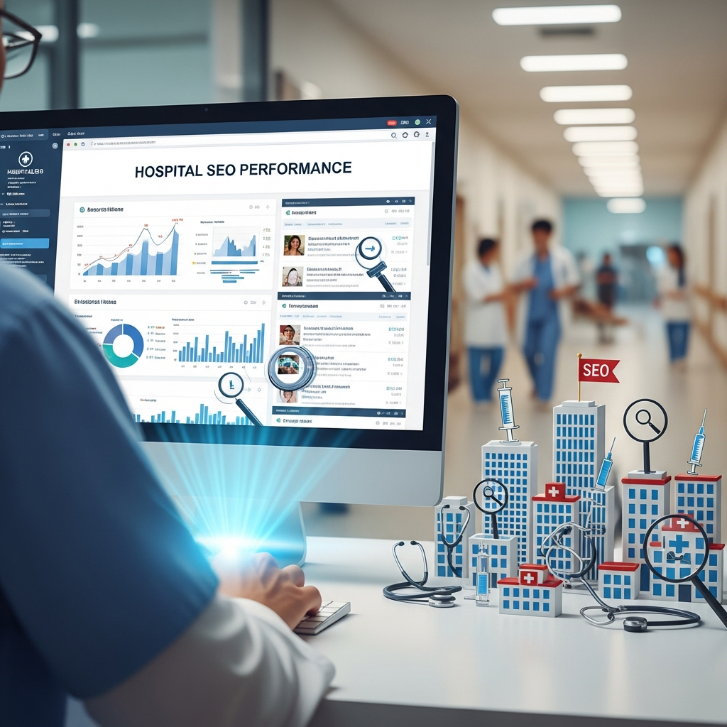 hospital-seo illustration for Hospital SEO: 강남 성형외과 매출 높이는 최고의 독보적인 마케팅 방법